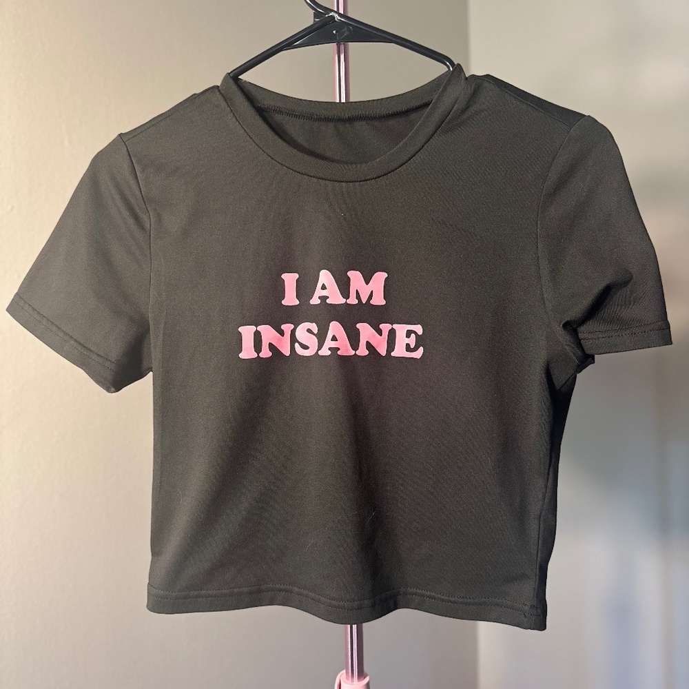 "I am insane" Graphic Baby Tee